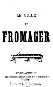 Cover of: Le guide du fromager