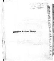 Canadian national songs