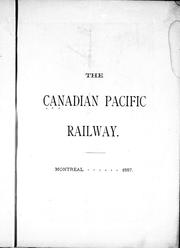 Cover of: The Canadian Pacific Railway