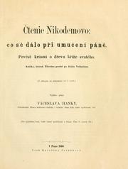 Cover of: tenie Nikodemovo by 