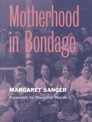 Cover of: Motherhood in Bondage (Women and Health, Cultural and Social Perspective Series)