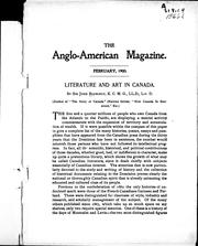 Cover of: Literature and art in Canada by by John Bourinot.