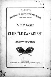 Voyage du Club le canadien à New-York