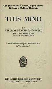 Cover of: This mind