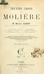 Cover of: Théâtre choisi by Molière