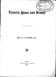 Cover of: Victoria, queen and woman