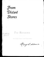 Cover of: From distant shores: poems