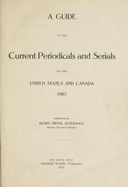 Cover of: A guide to the current periodicals and serials of the United States and Canada, 1907.