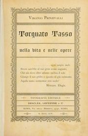 Cover of: Torquato Tasso, nella vita e nelle opere.