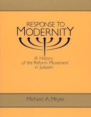 Cover of: Response to modernity by Michael A. Meyer