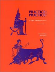 Cover of: Practice! Practice!: A Latin Via Ovid Workbook