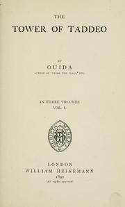 Cover of: The tower of Taddeo by Ouida