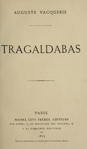 Cover of: Tragaldabas.