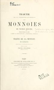 Cover of: Traictie de la première invention des monnoies