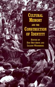 Cover of: Cultural memory and the construction of identity