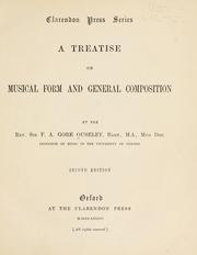 Cover of: A treatise on musical form and general composition