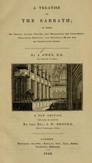 Cover of: treatise on the Sabbath