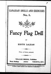 Cover of: Fancy flag drill by by Edith Lelean.