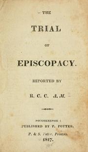 Cover of: The trial of episcopacy