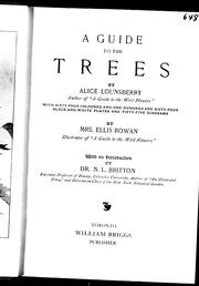 Cover of: A guide to the trees