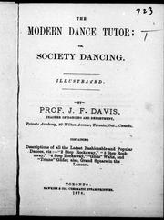 Cover of: The modern dance tutor, or, Society dancing