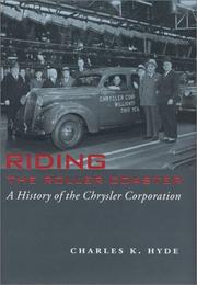 Cover of: Riding the Roller Coaster: A History of the Chrysler Corporation (Great Lakes Books)