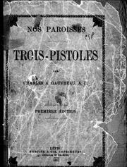 Cover of: Trois-pistoles by Charles A. Gauvreau