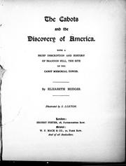 Cover of: The Cabots and the discovery of America by by Elizabeth Hodges ; illustratged by S. Loxton.