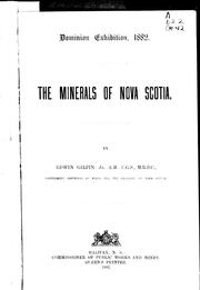 Cover of: The minerals of Nova Scotia by by Edwin Gilpin.