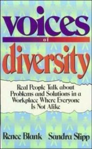 Cover of: Voices of diversity by Renee Blank