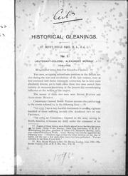 Cover of: Historical gleanings by by Henry Youle Hind.