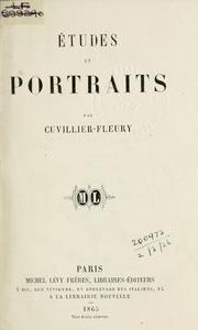 Cover of: Études et portraits.