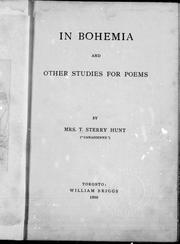 Cover of: In Bohemia by by Mrs. T. Sterry Hunt ("Canadienne").