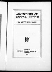 Cover of: Adventures of Captain Kettle by C. J. Cutcliffe Hyne