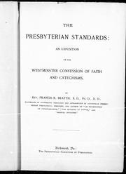 Cover of: The Presbyterian standards by by Francis R. Beattie.