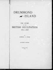 Cover of: Drummond Island by Cook, Samuel F.