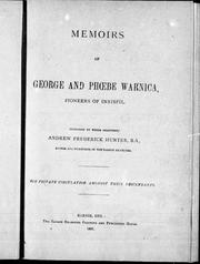 Cover of: Memoires of George and Phoebe Warnica: pioneers of Innisfil