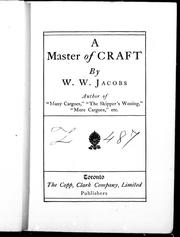 Cover of: A master of craft by W. W. Jacobs