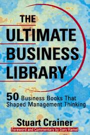 The ultimate business library by Stuart Crainer