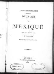 Cover of: Deux ans au Mexique