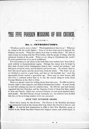 Cover of: Our five foreign missions by [G.M. Grant].