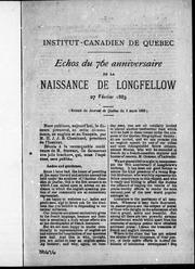 Cover of: Institut canadien de Québec by Institut canadien de Québec, Institut canadien de Québec