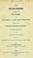 Cover of: Two discourses containing the history of the Old North and New brick churches, united as the Second church in Boston, delivered May 20, 1821, at the completion of a century from the dedication of the present meeting-house in Middle street