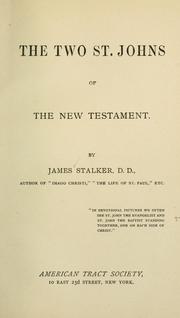 Cover of: The two St. Johns of the New Testament