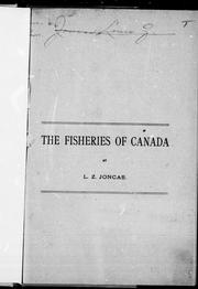 Cover of: The fisheries of Canada by by L.Z. Joncas.