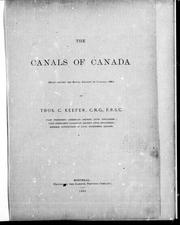 The canals of Canada by Keefer, Thomas C.