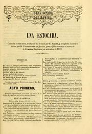 Cover of: estocada: comedia en dos actos