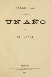 Cover of: año en México