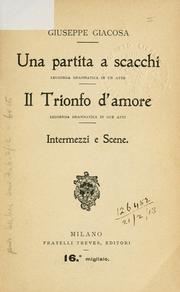 Cover of: Una partita a scacchi by Giuseppe Giacosa