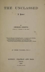 Cover of: The unclassed by George Gissing